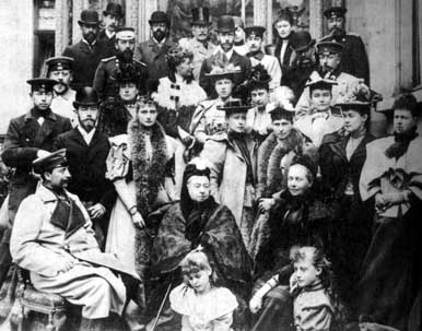 Королева Виктория и ее потомки, 1898 год, Дания, Кобург. Фотограф Е.Uhlenhuth