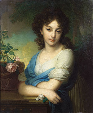 Мария Нарышкина, 1799 год, художник Владимир Боровиковский